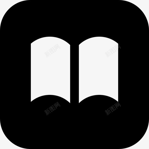 Ibooks苹果徽标5填充图标svg_新图网 https://ixintu.com Ibooks 填充 苹果徽标5