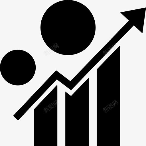 增长率分析图表图标svg_新图网 https://ixintu.com 分析 图表 增长 增长率
