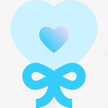 心脏怀孕3蓝色图标图标