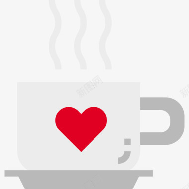 咖啡杯情人节46平装图标图标