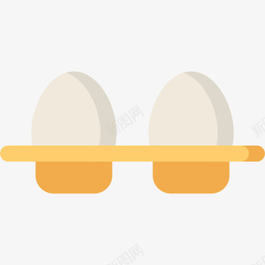 鸡蛋面包店50个平的图标图标