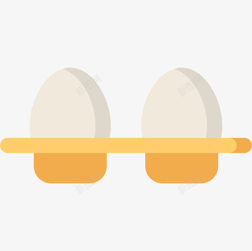 鸡蛋面包店50个平的图标svg_新图网 https://ixintu.com 平的 面包店50个 鸡蛋