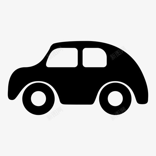 小型车汽车菲亚特图标svg_新图网 https://ixintu.com 大众 小型车 汽车 菲亚特 运输