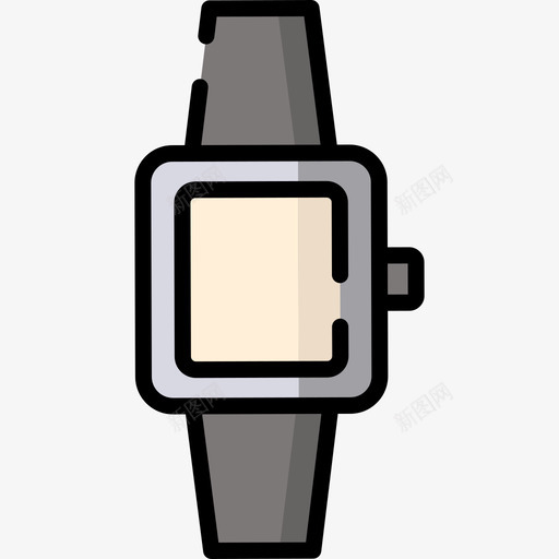 智能手表健身47线性颜色图标svg_新图网 https://ixintu.com 健身47 智能手表 线性颜色