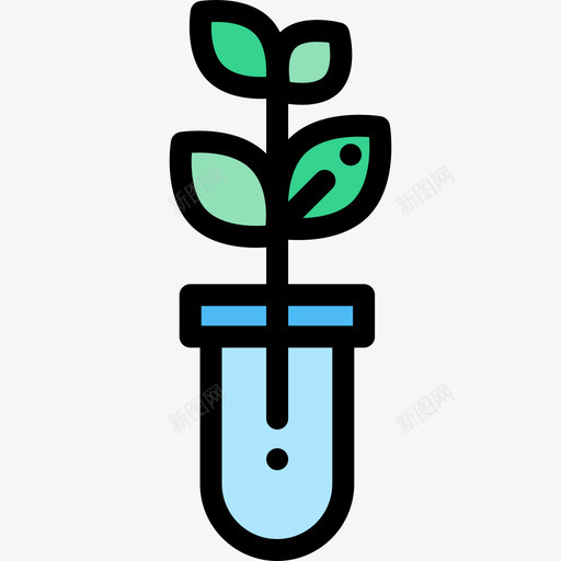 植物水疗和桑拿线性颜色图标svg_新图网 https://ixintu.com 植物 水疗和桑拿 线性颜色