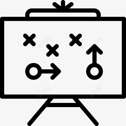 战略办公室90直线图标svg_新图网 https://ixintu.com 办公室90 战略 直线