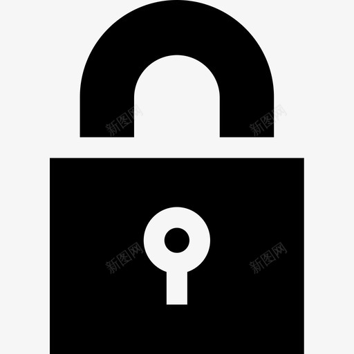 锁触点14填充图标svg_新图网 https://ixintu.com 填充 触点14 锁