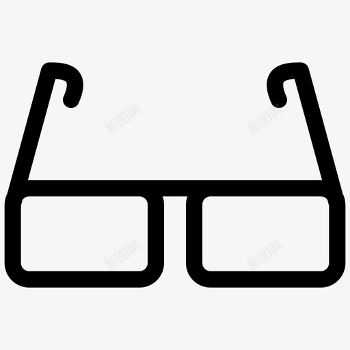 太阳镜眼镜时装和服装轮廓图标svg_新图网 https://ixintu.com 太阳镜 时装和服装轮廓 眼镜