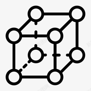 几何教育数学图标图标