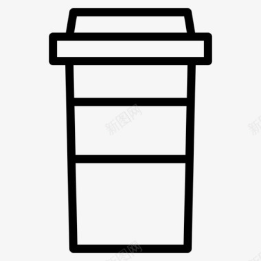 咖啡杯饮料家图标图标