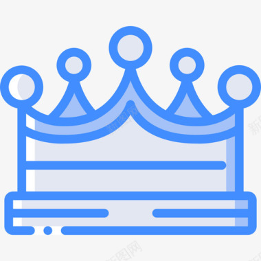 皇冠珠宝6蓝色图标图标