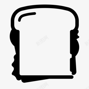 三明治饮料烹饪图标图标