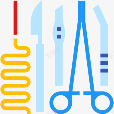 89号医用手术刀图标图标