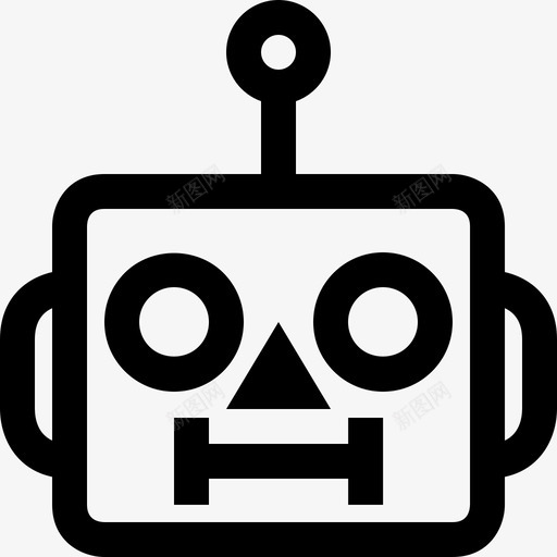 可爱的机器人沉默化身表情符号图标svg_新图网 https://ixintu.com 化身 可爱的机器人沉默 机器 胖胖 表情符号