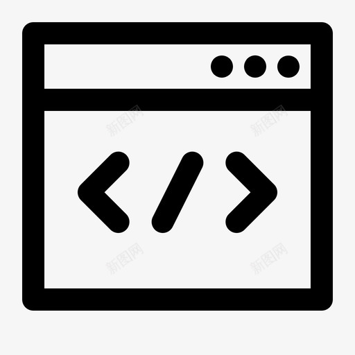 编码笔记本电脑编程图标svg_新图网 https://ixintu.com 笔记本电脑 编码 编程