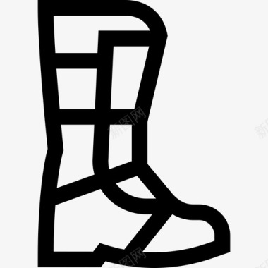 长靴极限运动10直线型图标图标