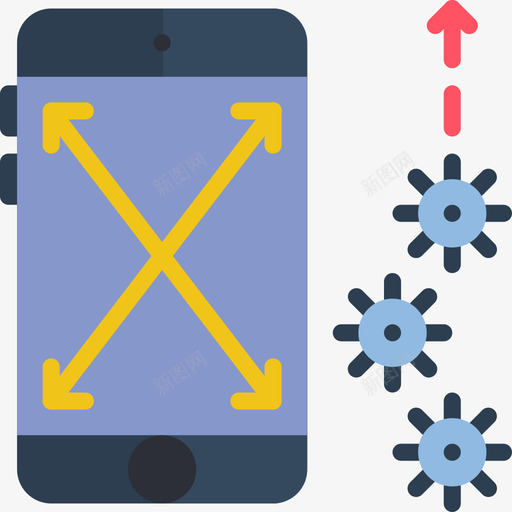 智能手机搜索引擎优化和网页优化16平面图标svg_新图网 https://ixintu.com 平面 搜索引擎优化和网页优化16 智能手机