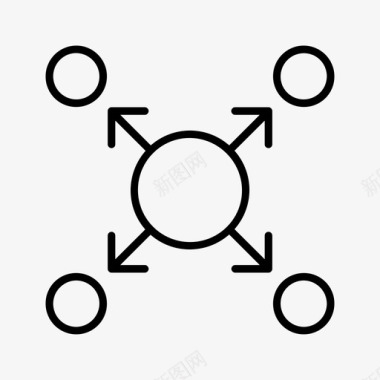 连接原子链接图标图标