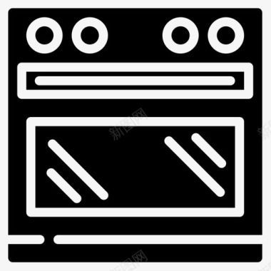 烤箱家用电器11填充图标图标