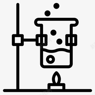 科学实验教育设备图标图标