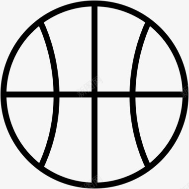 运动球篮球运动用球图标图标