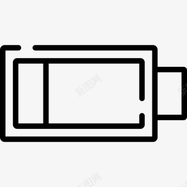 低电量摄像头接口18线性图标图标