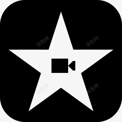 电影苹果logos5填充图标svg_新图网 https://ixintu.com 填充 电影 苹果logos5