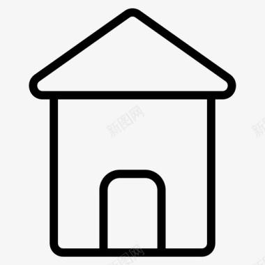 房屋家具家居图标图标