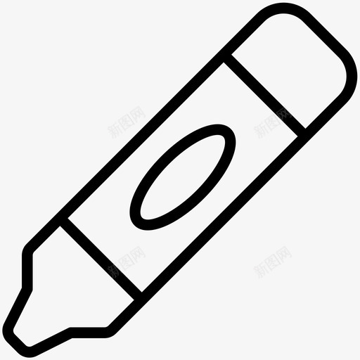 粉笔艺术色彩图标svg_新图网 https://ixintu.com 日常用品 粉笔 绘画 色彩 艺术 蜡笔
