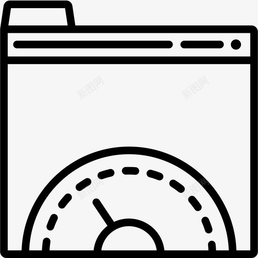 速度网页68线性图标svg_新图网 https://ixintu.com 线性 网页设计68 速度