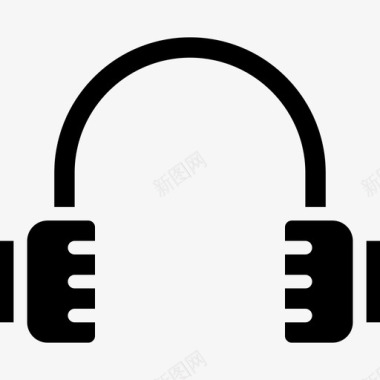 耳机电子设备6填充图标图标