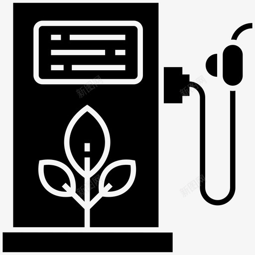 环保泵生物燃料气体泵图标svg_新图网 https://ixintu.com 可再生能源 气体泵 环保泵 环境相关标志 生物燃料 绿色能源