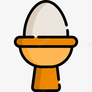 煮蛋复活节35原色图标图标