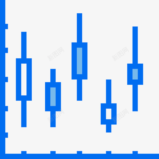 图形金融94蓝色图标svg_新图网 https://ixintu.com 图形 蓝色 金融94