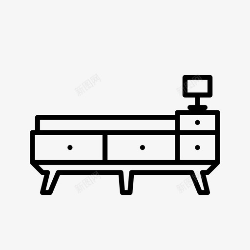 架子橱柜家具图标svg_新图网 https://ixintu.com 家具 斯堪的纳维亚 斯堪的纳维亚家具 架子 橱柜