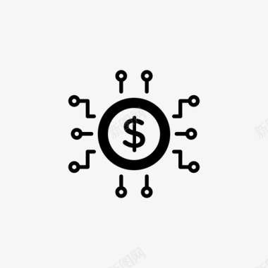 网络银行美元图标图标