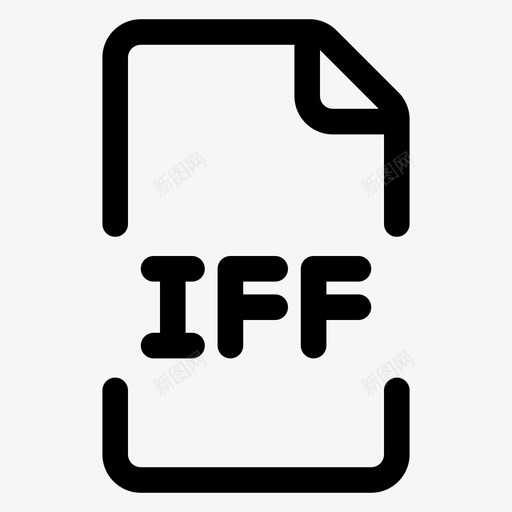 iffdoc文件图标svg_新图网 https://ixintu.com doc iff 图形格式 文件