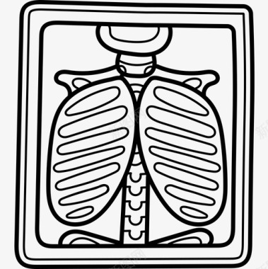 X光医疗器械16黑色图标图标