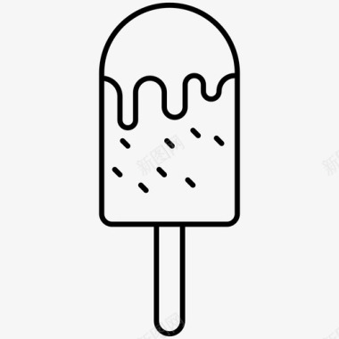 冰淇淋奶油甜点图标图标