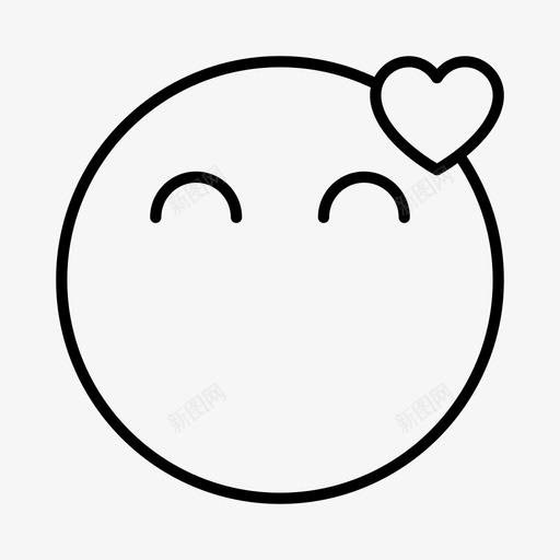 调情情绪表情图标svg_新图网 https://ixintu.com 人 情绪 脸 表情 调情