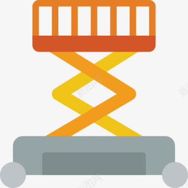 电梯工业41扁平图标图标