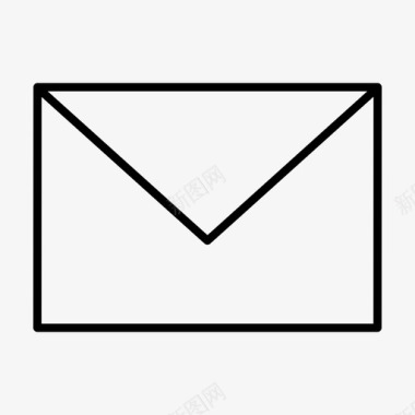 信封电子邮件商务单薄图标图标