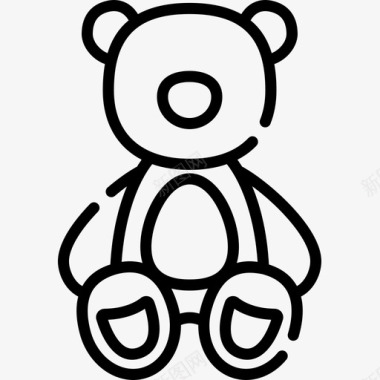 熊圣诞玩具9直系图标图标
