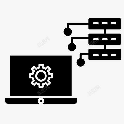 网络创建网络网络设置图标svg_新图网 https://ixintu.com 创建网络 网络 网络设置 路由器