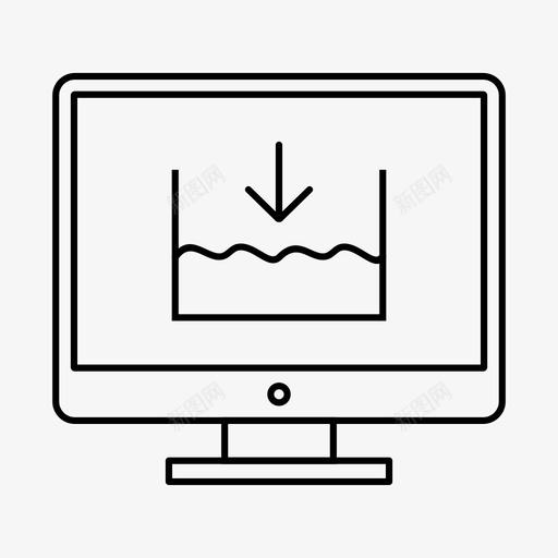 低于海平面lcd海洋图标svg_新图网 https://ixintu.com lcd 低于海平面 天气 海洋