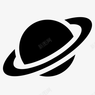 土星圆行星图标图标