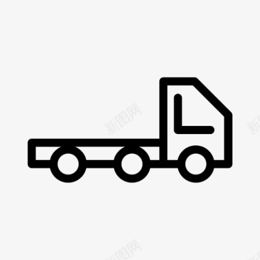 卡车送货皮卡车图标图标