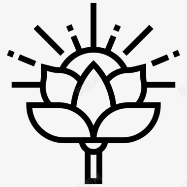 莲花花印度图标图标