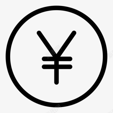 日元货币日本图标图标