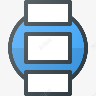 AndroidWear应用程序windows2线性颜色图标图标